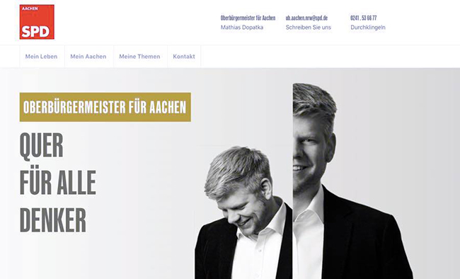 Mathias Dopatka Wahlplakat